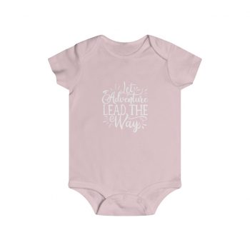 Infant Snap Tee Baby Body Suit Onesie - Let Adventure Lead the Way