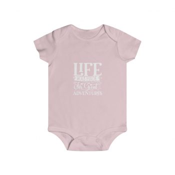 Infant Snap Tee Baby Body Suit Onesie - Life was Made for Great Adventures