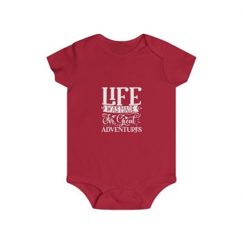 Infant Snap Tee Baby Body Suit Onesie - Life was Made for Great Adventures