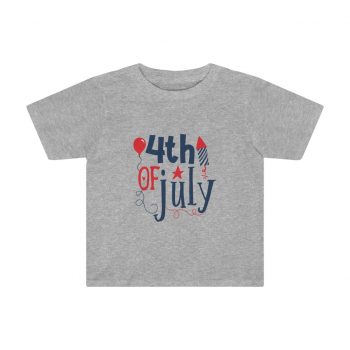 Kids Preschool T-Shirt 2T - 4T - 4th of July Fireworks Balloon