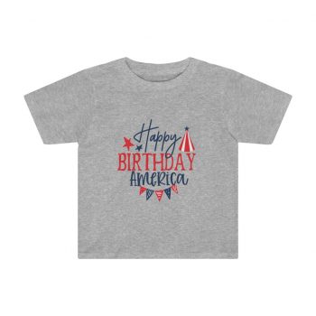 Kids Preschool T-Shirt 2T - 4T - Happy Birthday America 4th of July