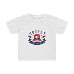 Kids Preschool T-Shirt 2T - 4T - Hooray for the USA 4th of July