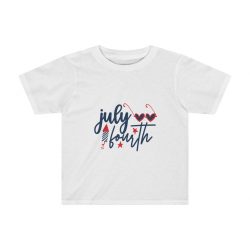 Kids Preschool T-Shirt 2T - 4T - July Fourth Fireworks Sunglasses