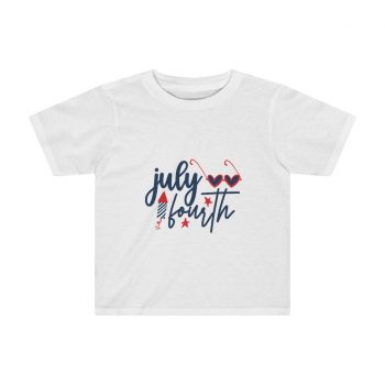 Kids Preschool T-Shirt 2T - 4T - July Fourth Fireworks Sunglasses