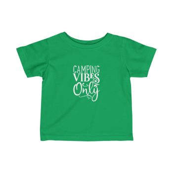 Kids T-Shirt Infant Fine Jersey Tee - Camping Vibes Only