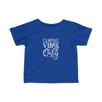 Kids T-Shirt Infant Fine Jersey Tee - Camping Vibes Only