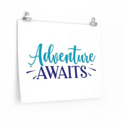 Wall Art Posters Prints - Adventure Awaits