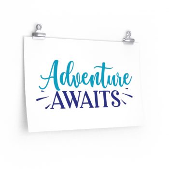 Wall Art Posters Prints - Adventure Awaits