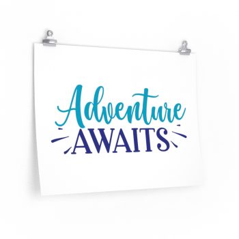 Wall Art Posters Prints - Adventure Awaits