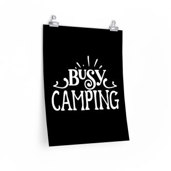 Wall Art Posters Prints - Busy Camping