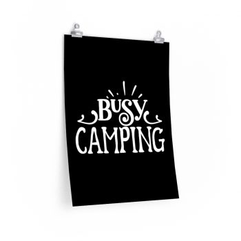 Wall Art Posters Prints - Busy Camping