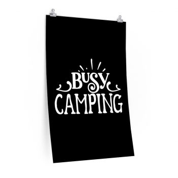 Wall Art Posters Prints - Busy Camping