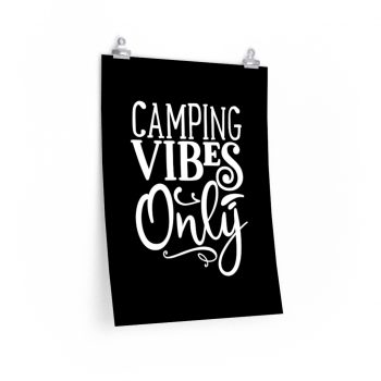 Wall Art Posters Prints - Camping Vibes Only