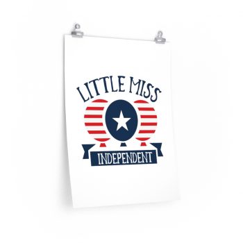 Wall Art Posters Prints - Little Miss Independent 4th of July