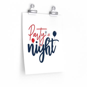 Wall Art Posters Prints - Party Night 4th of July