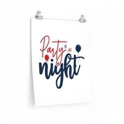 Wall Art Posters Prints - Party Night 4th of July