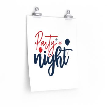 Wall Art Posters Prints - Party Night 4th of July