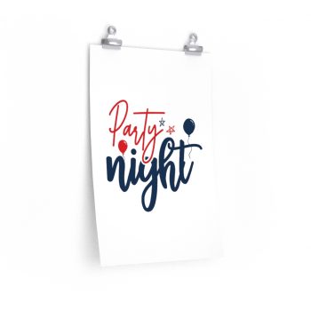 Wall Art Posters Prints - Party Night 4th of July