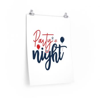 Wall Art Posters Prints - Party Night 4th of July