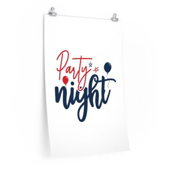 Wall Art Posters Prints - Party Night 4th of July