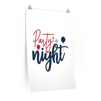 Wall Art Posters Prints - Party Night 4th of July