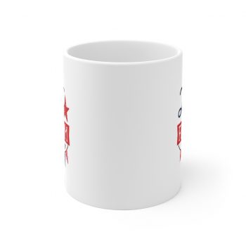 White Coffee Mug - Let Freedom Bling 4th of July