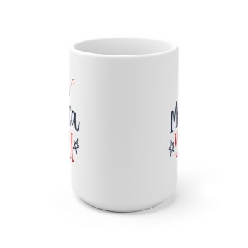 White Coffee Mug - Merica Y'all - America 4th of July Y'all Y all