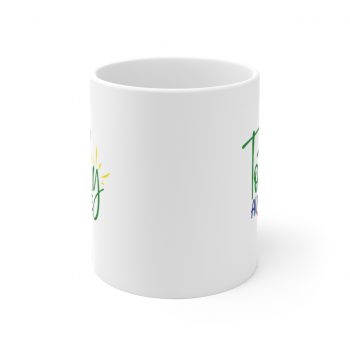 White Coffee Mug - Totally Au Some Autism