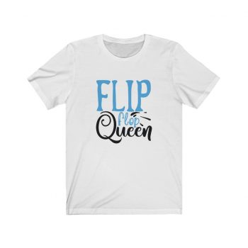 Adult Short Sleeve Tee T-Shirt Unisex - Flip Flop Queen