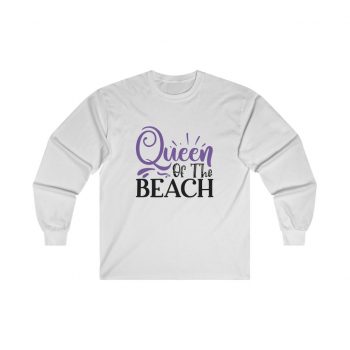 Adult Ultra Cotton Long Sleeve Tee - Queen Of The Beach