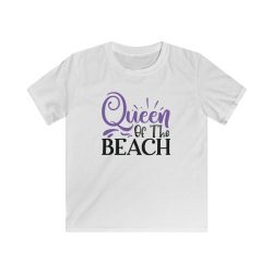 Kids T-Shirt Youth Softstyle - Queen Of The Beach