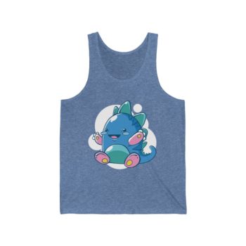 Adult Unisex Jersey Tank Shirt Top - Little Baby Dragon - Image 2