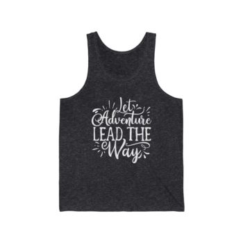 Adult Unisex Jersey Tank Shirt Top - Let Adventure Lead the Way - Image 7