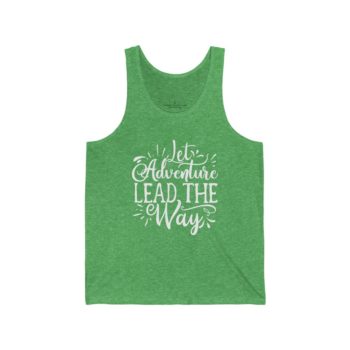 Adult Unisex Jersey Tank Shirt Top - Let Adventure Lead the Way - Image 3