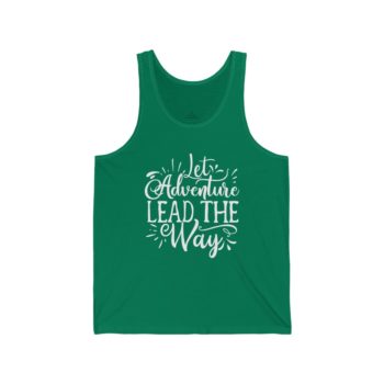 Adult Unisex Jersey Tank Shirt Top - Let Adventure Lead the Way - Image 4