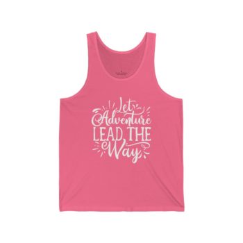 Adult Unisex Jersey Tank Shirt Top - Let Adventure Lead the Way - Image 10