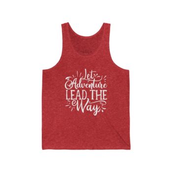 Adult Unisex Jersey Tank Shirt Top - Let Adventure Lead the Way - Image 11