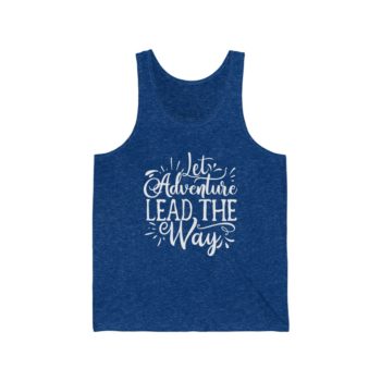 Adult Unisex Jersey Tank Shirt Top - Let Adventure Lead the Way - Image 8