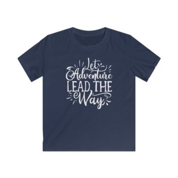 Kids T-Shirt Youth Softstyle - Let Adventure Lead the Way - Image 5