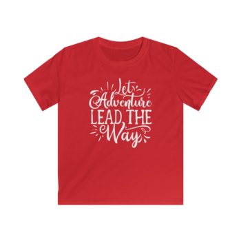 Kids T-Shirt Youth Softstyle - Let Adventure Lead the Way - Image 6