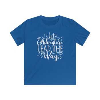 Kids T-Shirt Youth Softstyle - Let Adventure Lead the Way - Image 4