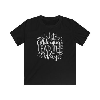 Kids T-Shirt Youth Softstyle - Let Adventure Lead the Way - Image 2