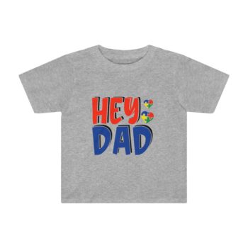 Kids Preschool T-Shirt 2T - 4T - Hey Dad Autism - Image 2