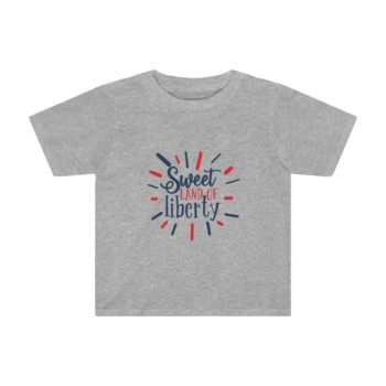 Kids Preschool T-Shirt 2T - 4T - Sweet Land of Liberty 4th of July - Image 2