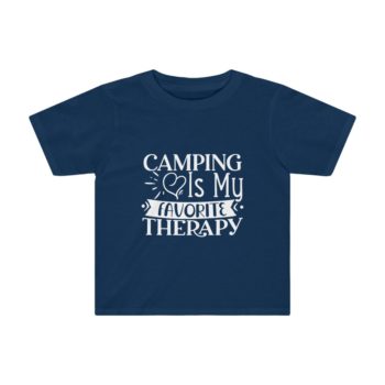 Kids Preschool T-Shirt 2T - 4T - Camping is my Favorite Therapy - Image 7