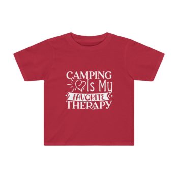 Kids Preschool T-Shirt 2T - 4T - Camping is my Favorite Therapy