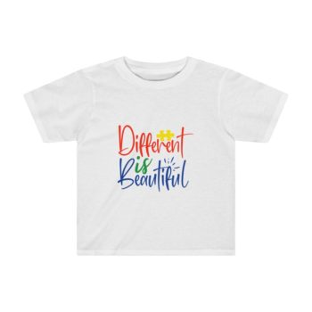 Kids Preschool T-Shirt 2T - 4T - Different is Beautiful Autism