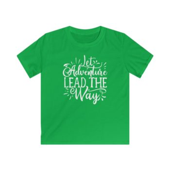 Kids T-Shirt Youth Softstyle - Let Adventure Lead the Way - Image 3