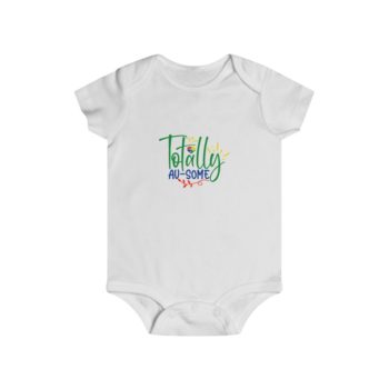 Infant Snap Tee Baby Body Suit Onesie - Totally Au Some Autism