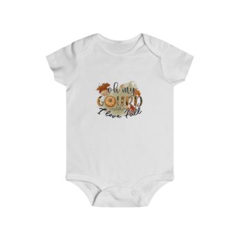 Infant Snap Tee Baby Body Suit Onesie - Oh my Gourd I Love Fall